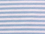 RESTSTCK 20 cm gestreiftes Bndchen - stahlblau/weiss