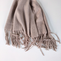 Schal Halstuch flauschig weich, helltaupe