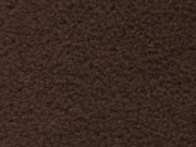 Fleece Stoff Meterware uni, Dunkelbraun