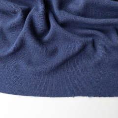 Strickstoff Glattstrick Viskose weich, dunkelblau