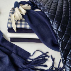 Strickstoff Glattstrick Viskose weich, dunkelblau