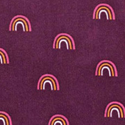 Feincord Stoff Regenbgen, lila
