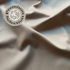 EINZELSTCK 125 cm feiner Baumwoll Twill Trenchcoat Stoff wasserabweisend, camel - Made in Italy