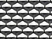 Jerseystoff Jacquard Sanduhr grafisches Muster, ecrue anthrazit