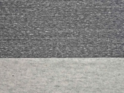 angerauter Sweat Melange, dunkelgrau