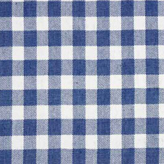 Jeansstoff kariert Karomuster leicht weich,wei jeansblau