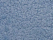 Teddyfleece Teddyfell aus Baumwolle, jeansblau