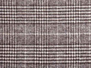 Mantelstoff Glencheck Hahnentritt Doubleface, sand braun