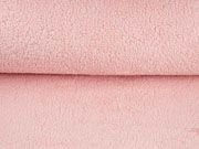 Teddyfleece Teddyfell aus Baumwolle, rosa (helles apricot)