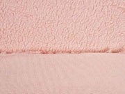 Teddyfleece Teddyfell aus Baumwolle, rosa (helles apricot)