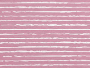 Jerseystoff Streifen blurry stripes, wei altrosa