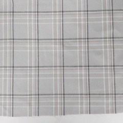 Flanell Stoff Karomuster karierter Baumwollstoff, grau beige hellgrau
