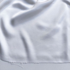 Silky Viskose Rayon Webware uni, wei, aus LENZING™ ECOVERO™ Viscosefasern