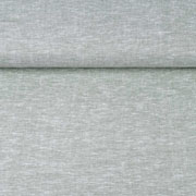 RESTSTCK 37 cm Rayon Leinen Webware, khakigrn meliert