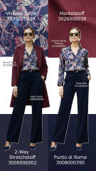 Wollstoff mit Mohair Mantelstoff Deadstock Designerstoff, weinrot