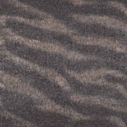 Blusenstoff Zebramuster Glitzer, braun schwarz