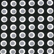 Viskose Jerseystoff Punkte Kringel, schwarz weiß