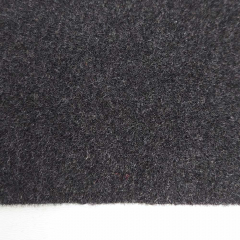 Woll-Cashmere Blend Velourstoff Deadstock, dunkelgrau