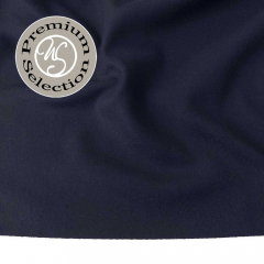 Woll-Cashmere Blend Velourstoff Deadstock, dunkelblau