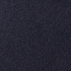 Woll-Cashmere Blend Velourstoff Deadstock, dunkelblau