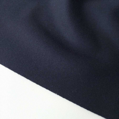 Woll-Cashmere Blend Velourstoff Deadstock, dunkelblau