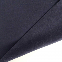 Woll-Cashmere Blend Velourstoff Deadstock, dunkelblau