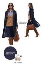 Woll-Cashmere Blend Velourstoff Deadstock, dunkelblau