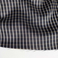 Futterstoff kariert Deadstock, camel schwarz