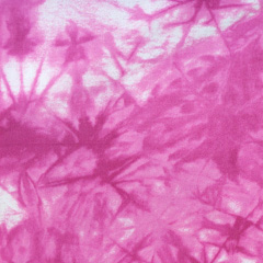 Baumwollstoff mit Stretch Batik Look, pink wei