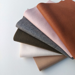 Jackenstoff Mantelstoff Doubleface fein edel, hellbeige