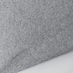 Wollstoff Woolblend Jackenstoff Deadstock, grau meliert - Made in Italy