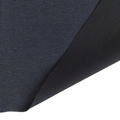 Punto di Roma Heavy Stretchjersey Fischgrtmuster, blau schwarz