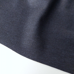 Punto di Roma Heavy Stretchjersey Fischgrtmuster, blau schwarz