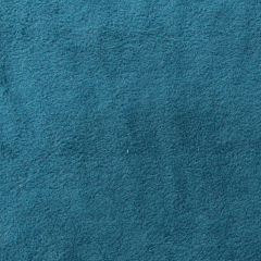 Fleece Stoff Meterware uni, petrol