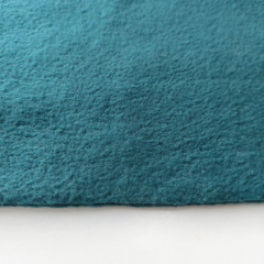 Fleece Stoff Meterware uni, petrol