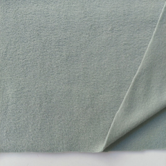 Fleece Stoff Meterware uni, mint