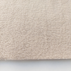 Fleece Stoff Meterware uni, beige