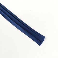 Schrgband Satin glnzend vorgefalzt 20 mm, marineblau