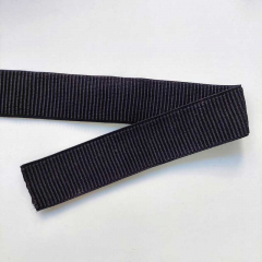 Gummiband Rippenband elastisch Bundgummi 50 mm, schwarz