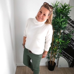 Strickstoff Viskose Glattstrick butterweich, khaki gr�n