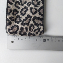 Stirnband Leomuster schwarz braun beige