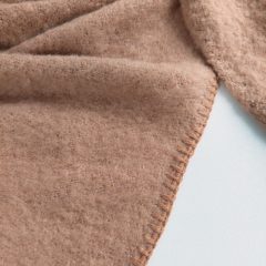 Schal Dreieckstuch flauschig weich uni, camel