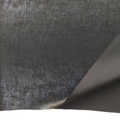 Satinstoff Webware Foliendruck gl�nzend elastisch, schwarz