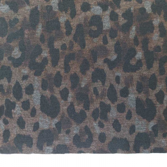 Punto di Roma Heavy Stretchjersey Leopardenmuster, braun schwarz grau