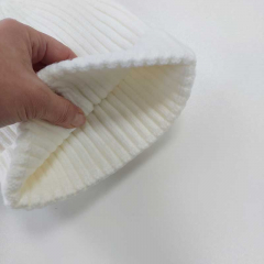 M�tze Strickm�tze ungef�ttert uni klassischer Stil, cremewei�