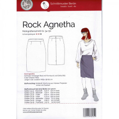 Papierschnittmuster Bleistiftrock Damenrock AGNETHA Schnittmuster Berlin