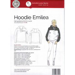 Papierschnittmuster Hoodie EMILEA Schnittmuster Berlin