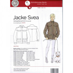 Papierschnittmuster Jacke SVEA Military Style Schnittmuster Berlin