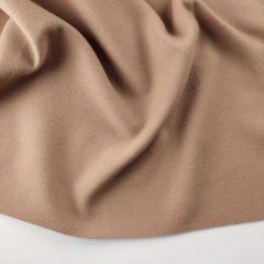 Jackenstoff Mantelstoff Velourstoff weich elastisch uni - camel