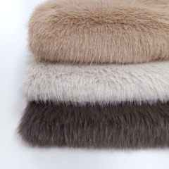 Fellimitat Fake Fur butterweich dicht super trendy, ecrue